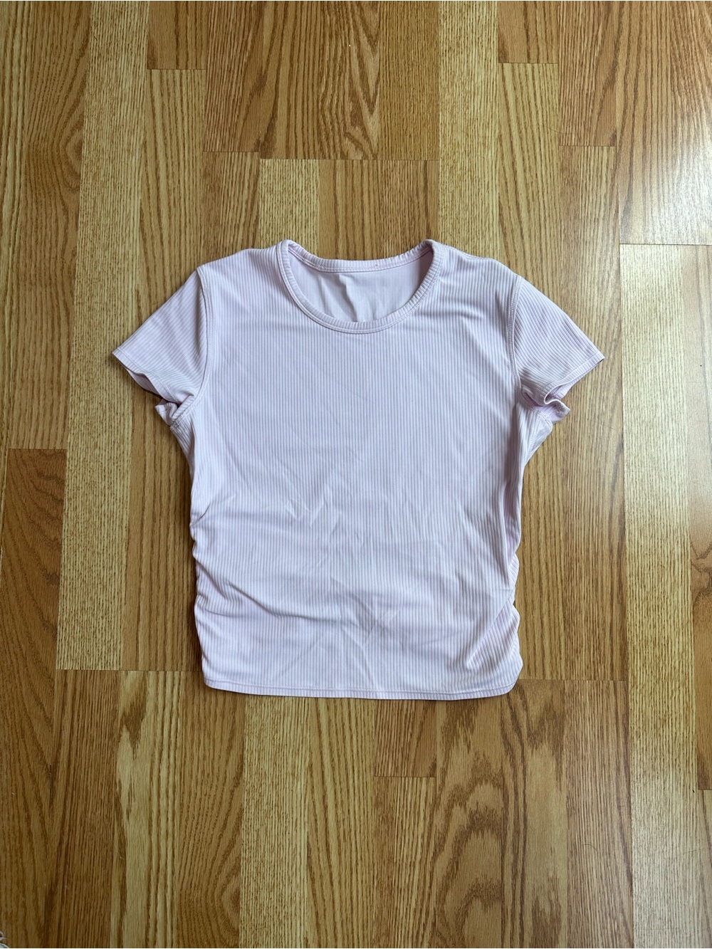 Lulu baby pink twist back top